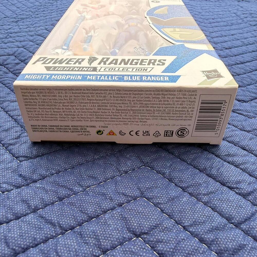 Power Rangers Lightning Collection Blue Ranger Metallic & Standard Lot New - Picture 7 of 10